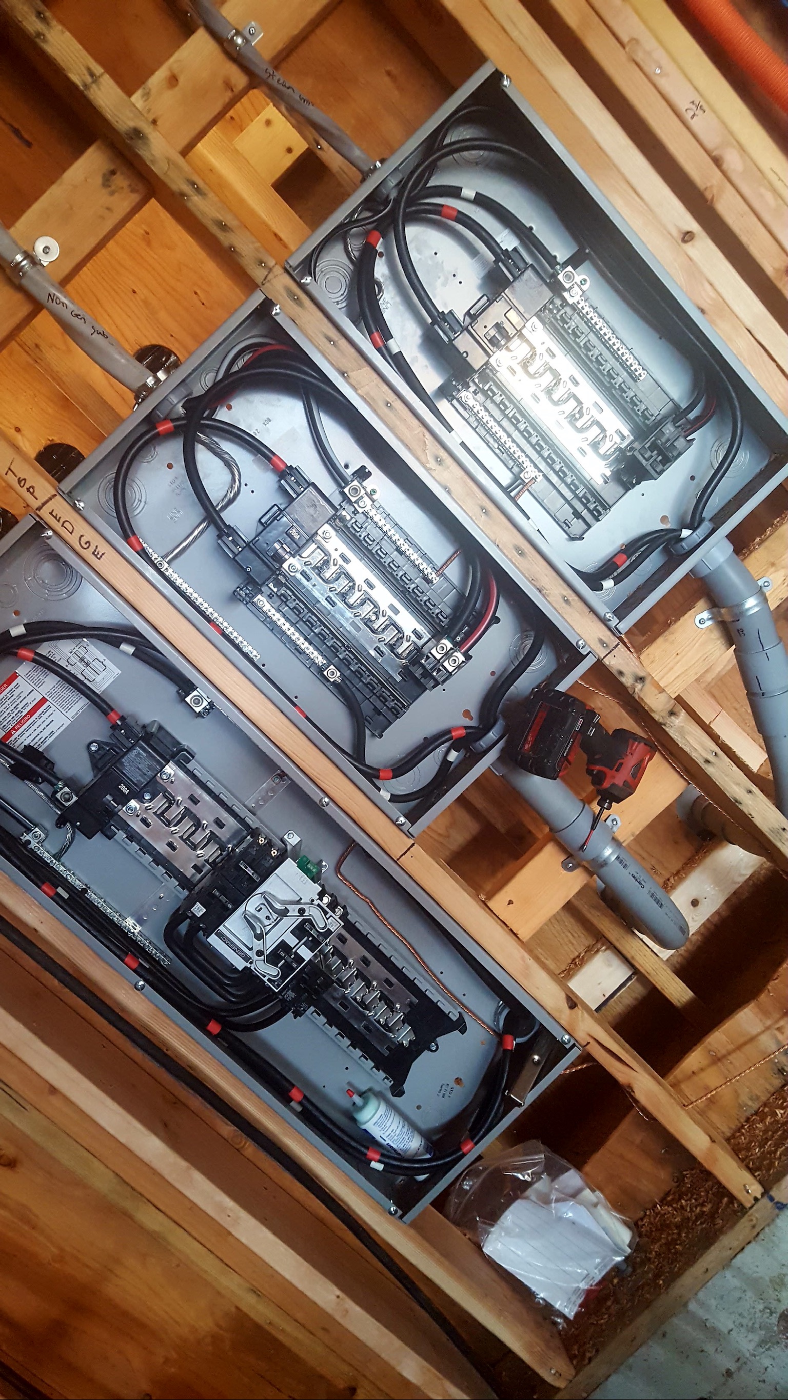 Residential rough-in wiring by Elite Electric