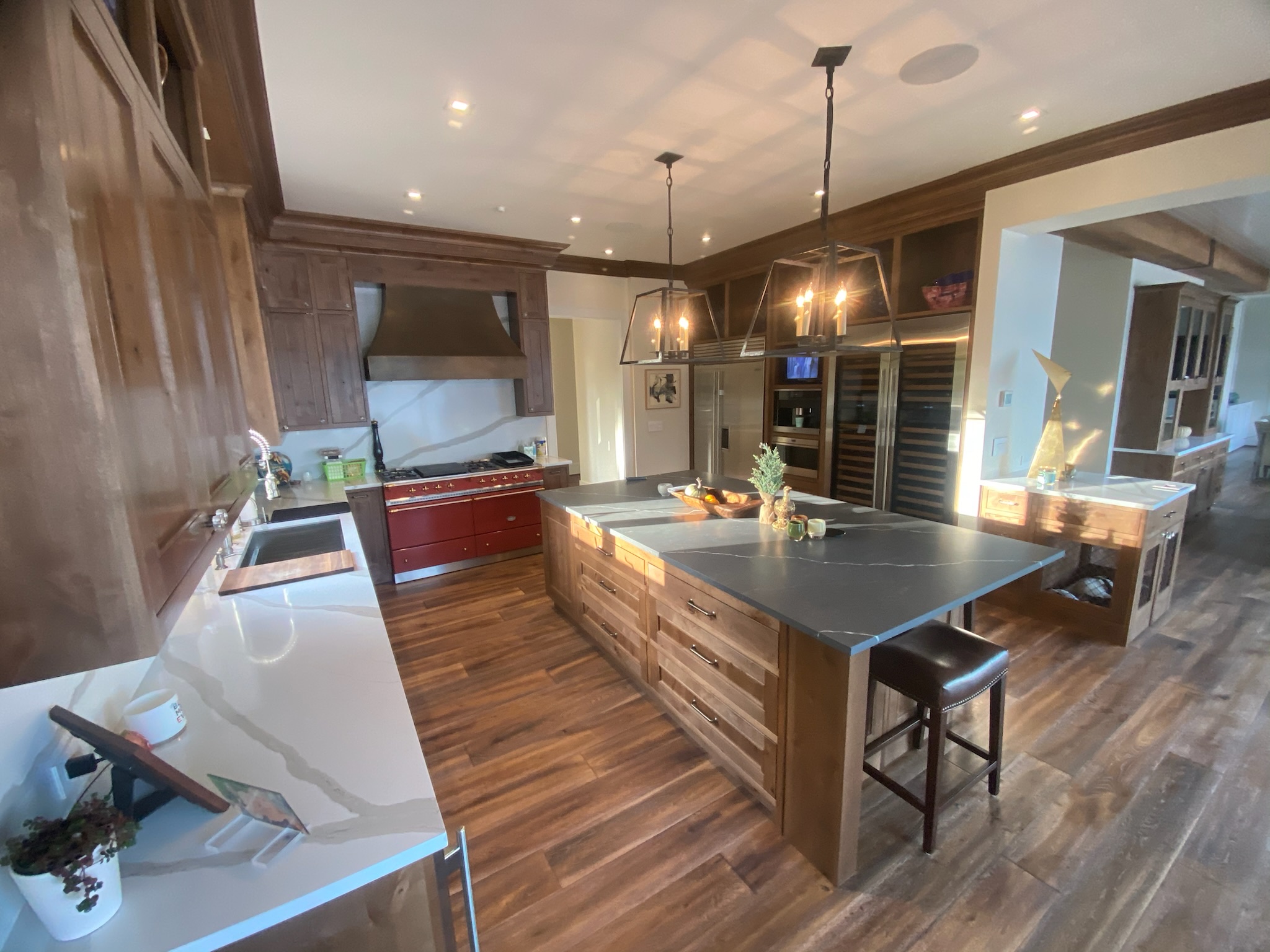Custom home interior electrical work by Elite Electric